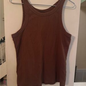 Nuuds Chocolate Brown Tank Top